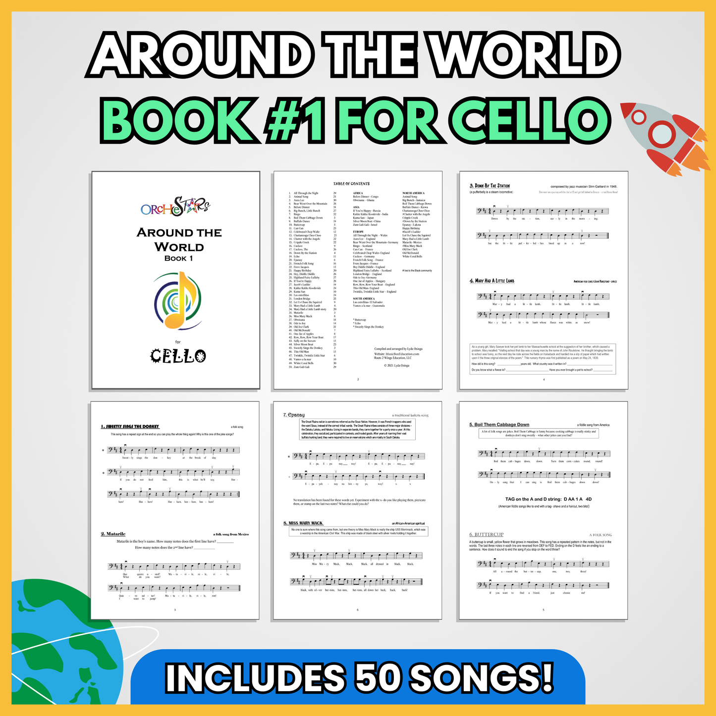 Around the World: Violin – Book 1