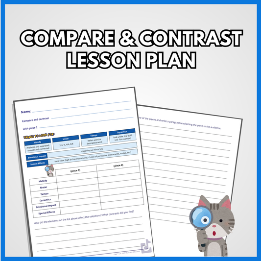 Compare and Contrast: A Quick Study in Musical Perception – Lesson Plan