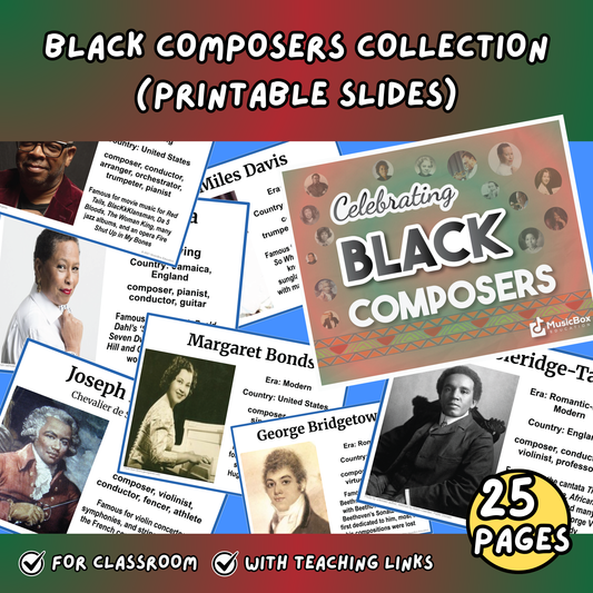 Black Composers Collection – Printable Slides