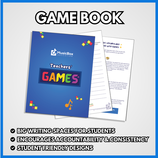 Teachers' Games: Building Music Vocabulary & Knowledge with Games – Worksheet Bundle