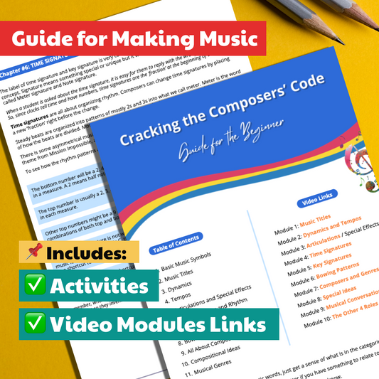 Guide for Making Music: Cracking the Composers' Code – Worksheet