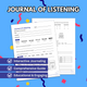 Journal of Listening – Music Worksheet