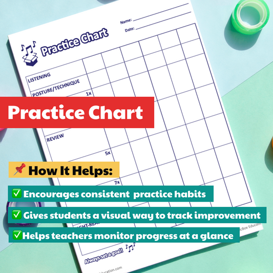 Weekly Music Practice Chart