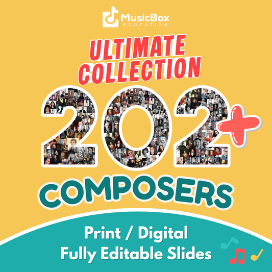 202+ Composers (Ultimate Collection) – Printable Slides