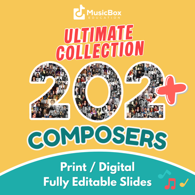 202+ Composers (Ultimate Collection) – Printable Slides