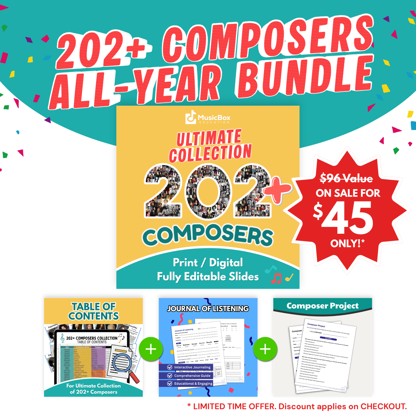 202+ Composers All-Year Bundle