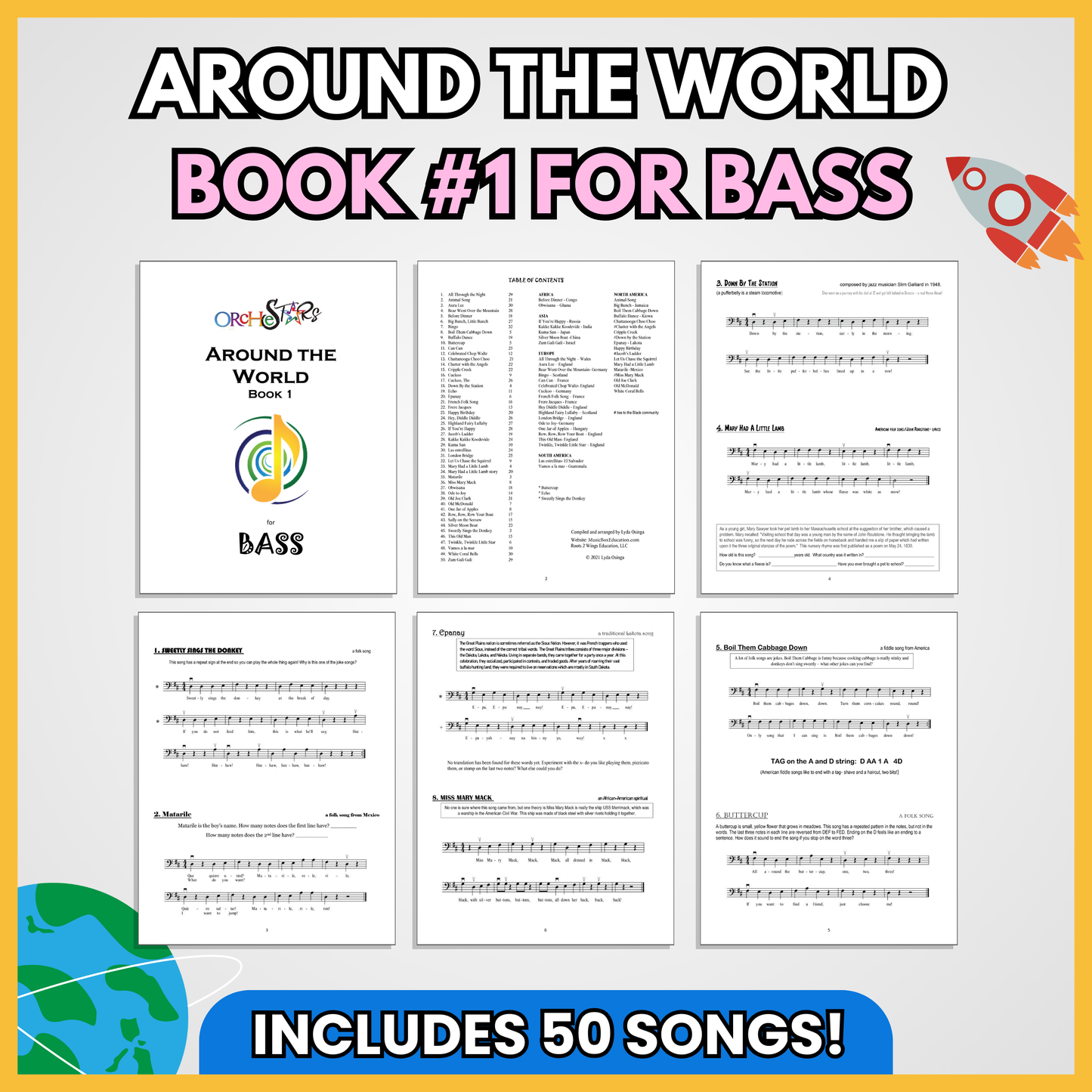 Around the World: Violin – Book 1