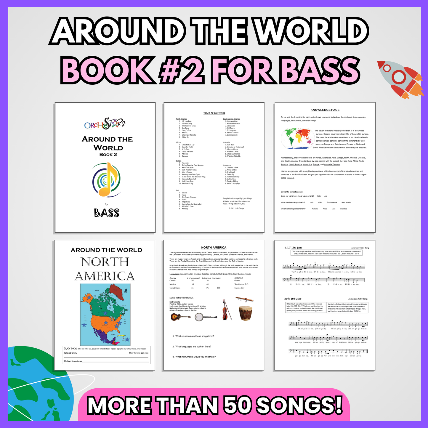 Around the World: Violin – Book 2