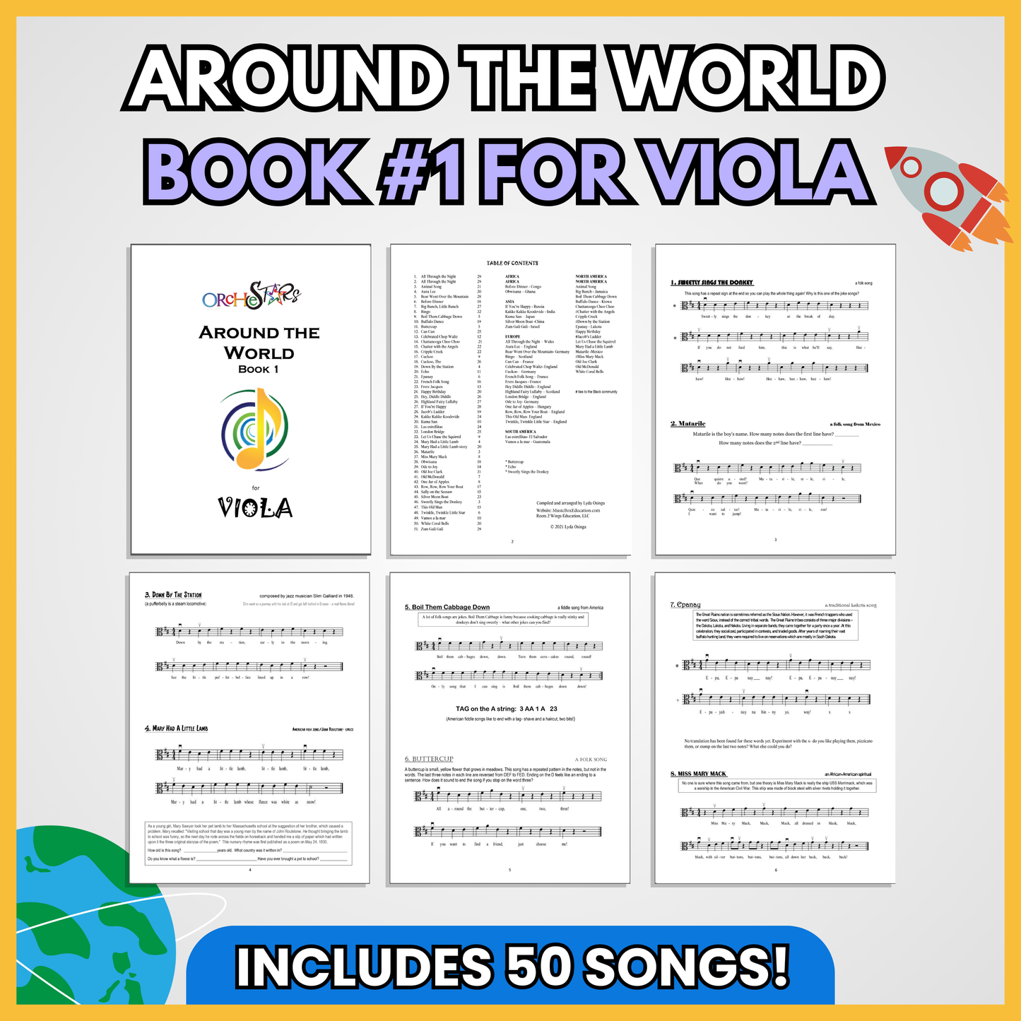 Around the World: Violin – Book 1