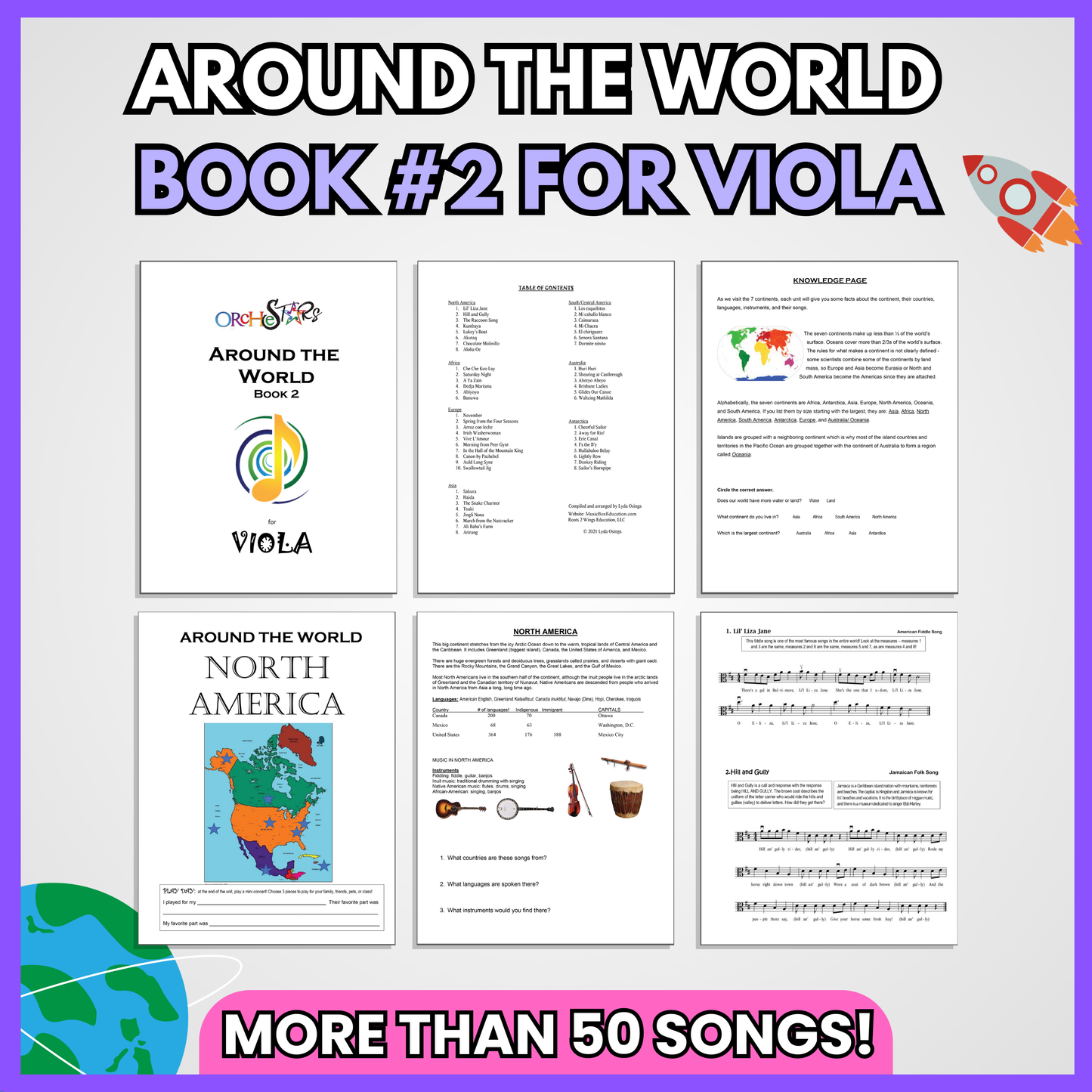 Around the World: Violin – Book 2
