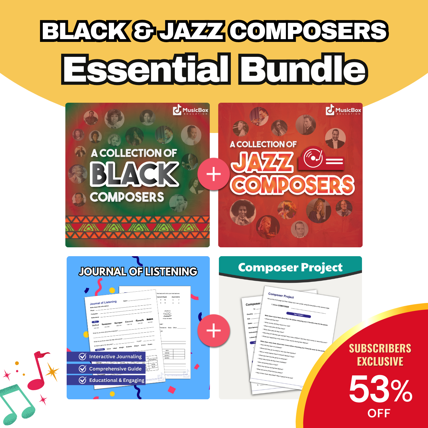 Black & Jazz Composers Essential Bundle