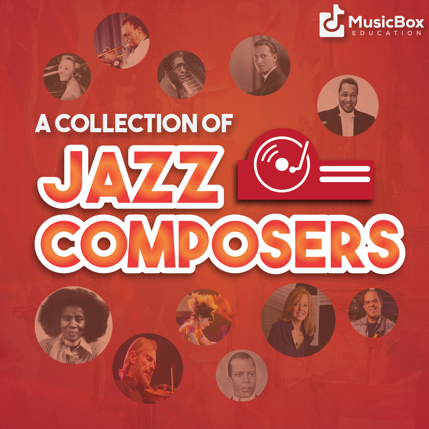 Jazz Composers Collection: Celebrate Jazz Appreciation Month & Beyond! – Printable Slides